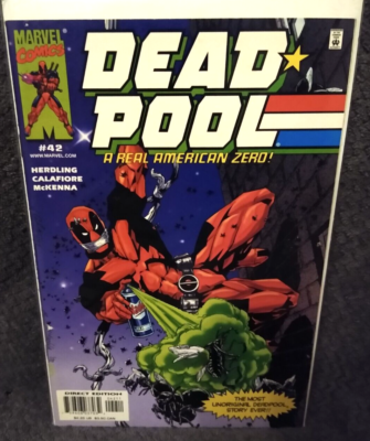 DEADPOOL 42 FN Silent Issue GI JOE homage cover RARE