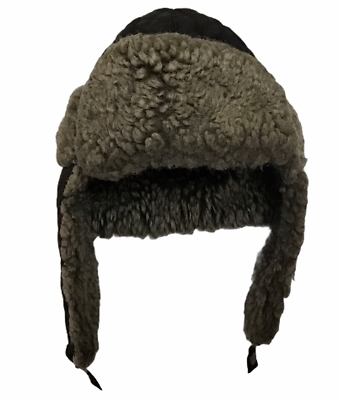 Barbour fleece lined best sale trapper hat black