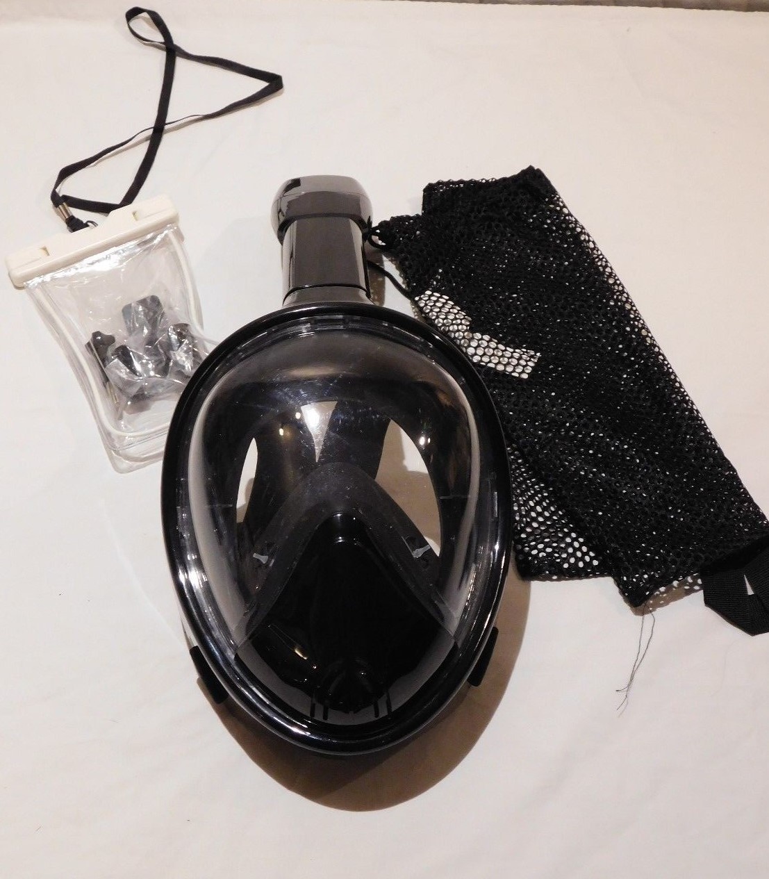 NEW 180° Full Face Snorkel Mask-Panoramic View Anti-Fog