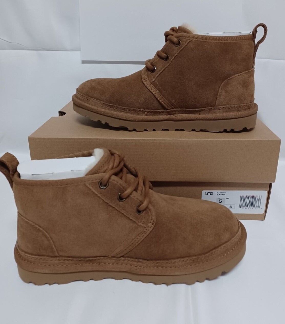 

[1094269-CHE] Женские замшевые ботинки UGG Neumel каштанового цвета *НОВИНКА*, Коричневый