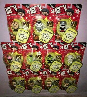12x FGTEEV MINI FIGURES MIKE / GLOW SPOOKAS  EVIL ZEEBUB BLOBBYFISH CHASE MOM ++