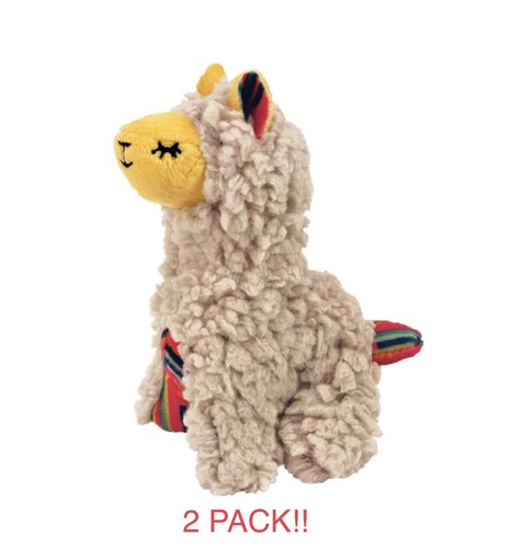 2 KONG SOFTIES Buzzy LLAMA Plush Catnip FILLED Spins Hums Crinkles Soft Cat Toy