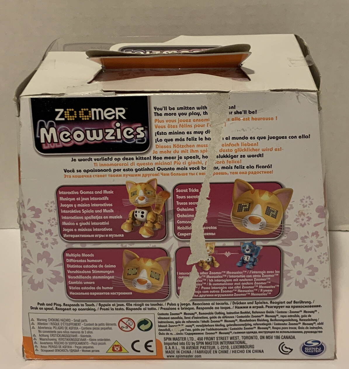 Zoomer Meowzies Tabitha Toys R Us Exclusive Interactive Cat Kitten ~New Box Wear: купить с доставкой из США, цена 6 378 руб - (294029758473) Zoomer Meowzies Tabitha Toys R Us Exclusive Interactive Cat Kitten ~New Box Wear: купить с доставкой из США, цена 6 378 руб - (294029758473)