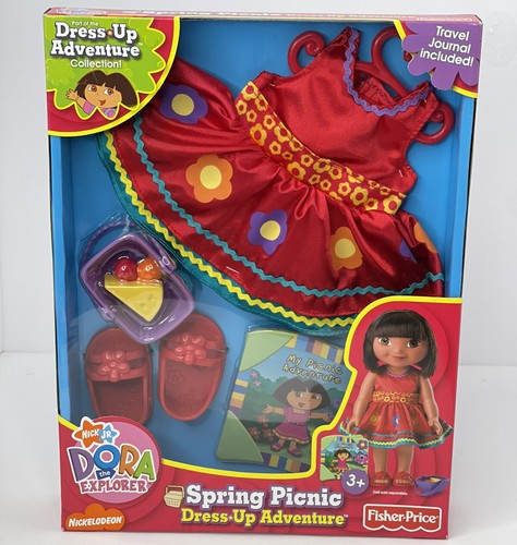Dora Dress Up Adventure Spring Picnic Red Dress New 2006 | eBay