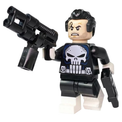 Punisher LEGO Minifigure - 76178 Spiderman Daily Bugle Marvel Superheroes sh0722