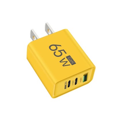 PD 65W GaN USB Charger Fast Charging Type C Mobile Phone Adapter For iPhone 15 H