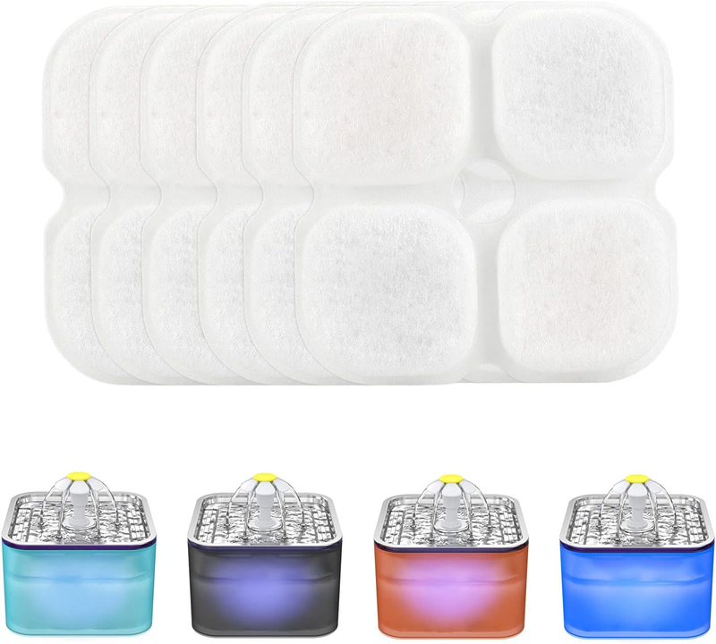 6 Pack Cat Fountain Replacement Filters for Crystal 3L/101oz W...