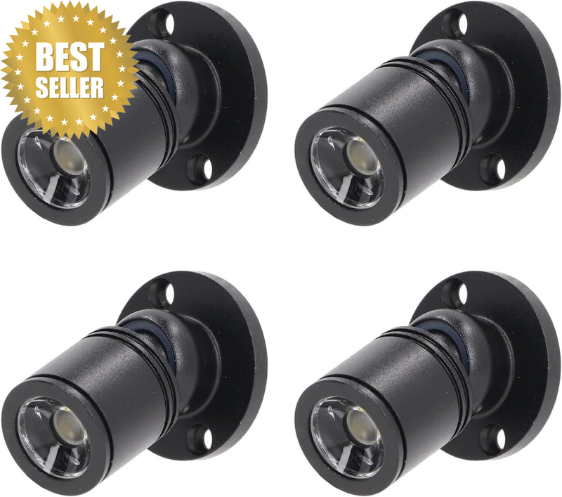 Dimmable 12V LED Mini Spotlights for Display - 1.5W Daylight 6500K, Small Spotli