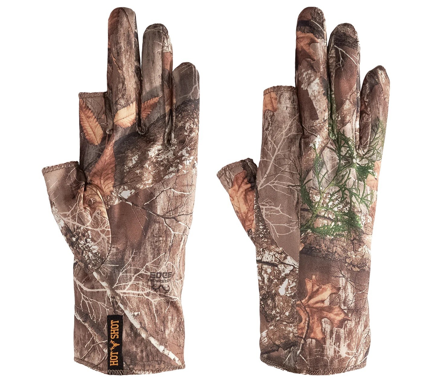 Охотничьи перчатки Hot Shot Copperhead Realtree Xtra Camo с 3 пальцами- Размер O / S - НОВИНКА!