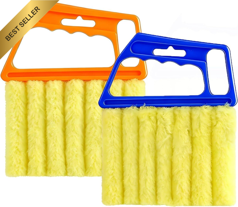 Handheld Air Conditioner Vent Cleaner Brush - 2 Pack Car AC Duster Tool for Blin