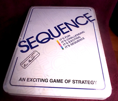 SEQUENCE by Jax in TIN Box New Sealed 1995 Family Strategy Board Game