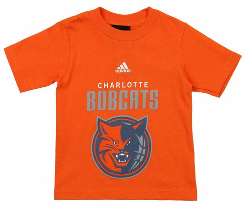 Футболка Adidas NBA Toddlers Charlotte Bobcats с коротким рукавом и логотипом, оранжевый