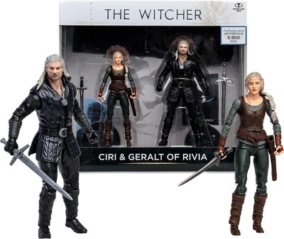McFarlane Toys, The Witcher Ciri  Geralt of Rivia Season 3 7in Action Figure 