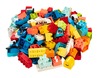 LEGO  DUPLO  Steine bunt gemischt - Bausteine, Sondersteine - 25 bis 1.000 Teile