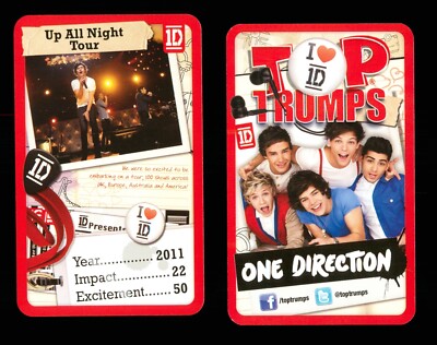 1 x info card Music One Direction - Up all night tour - R142