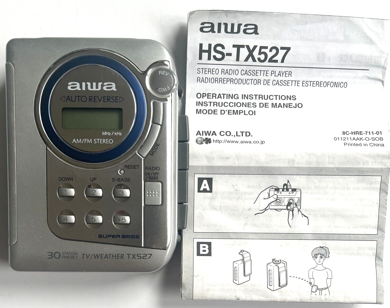 Yahoo!オークション - aiwa/アイワ HV-FR80 VHSビデオデッキ