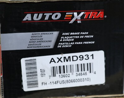 AUTO EXTRA AXMD931 DISC BRAKE PADS