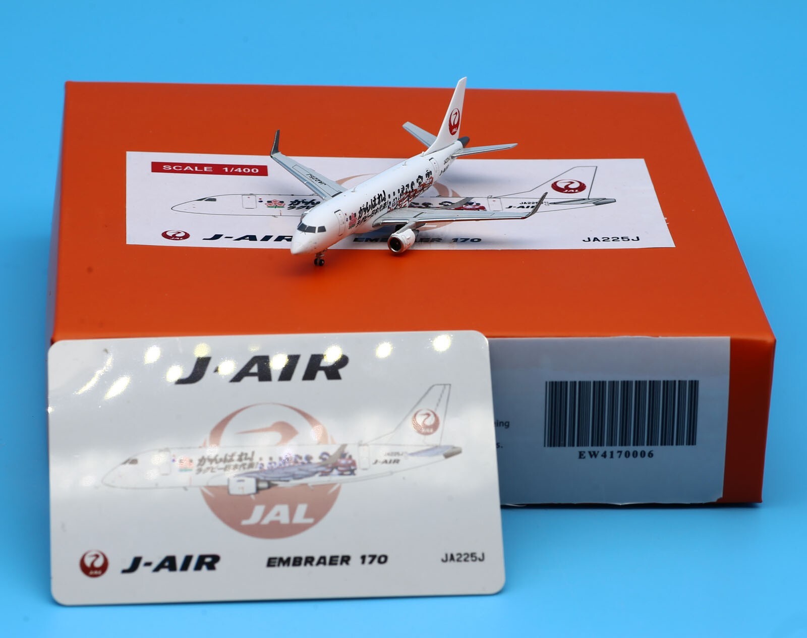 JC Wings 1:400 J- AIR Embraer 170-100STD Diecast Aircraft JC Wings 1:400 J- AIR Embraer 170-100STD Diecast Aircraft