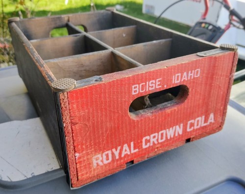  CROWN COLA 木製ボックス Vintage, RC Cola wood box/crate from Dayton Ohio | eBay