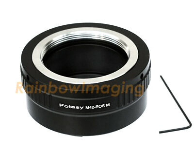 Adjustable M42 42mm Lens to CANON EF-M Mirrorless M6 Mark II M10 M50 M5 Adapter