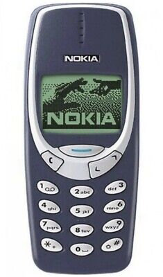 Original  Nokia 3310 - Blue (Unlocked) Mobile Phone . 12 Months WARRANTY