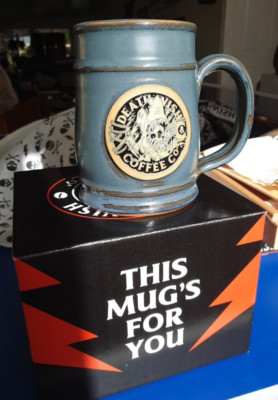 Death Wish Coffee Megalodon Mug Shark Tankard #846 of 2300  Cool shark tankard