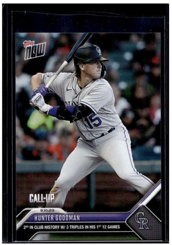 52511 2025 Topps Heritage Hunter Goodman Colorado Rockies | eBay