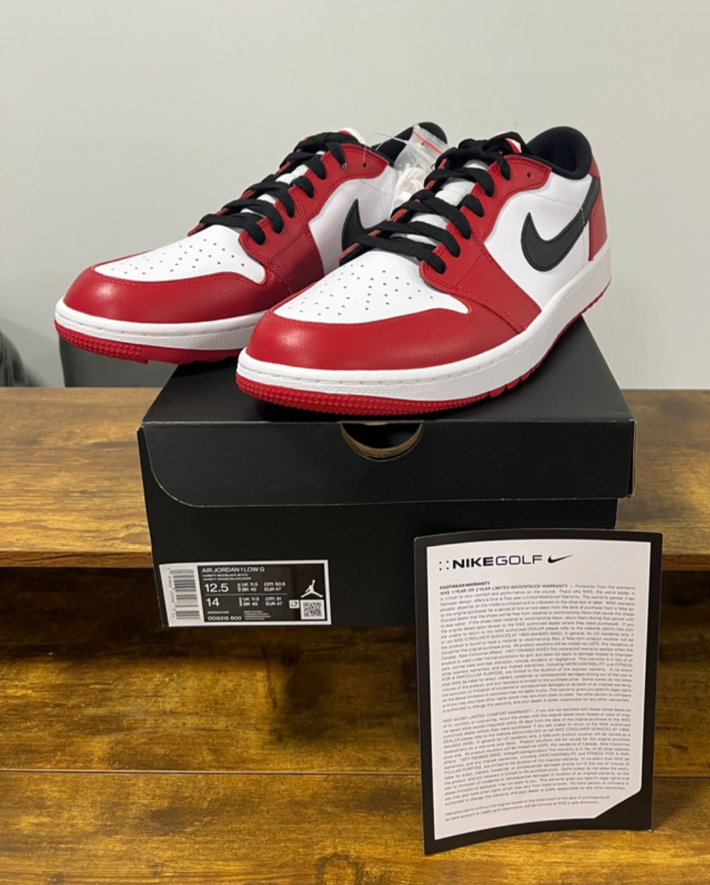 【美品】Air Jordan 1 Low Golf DD 9315-600 Jordan 1 Low Golf 'Chicago' - Air Jordan - DD9315 600
