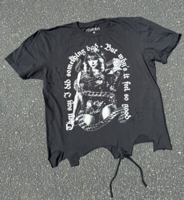 Taylor Swift Reputation Taylor's Version Distressed Something Bad Shirt Size S