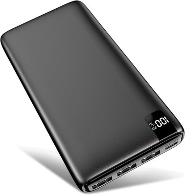 Riapow Powerbank 26800mAh 22,5W USB-C Schnellladegerät mit 4 Ausgängen
