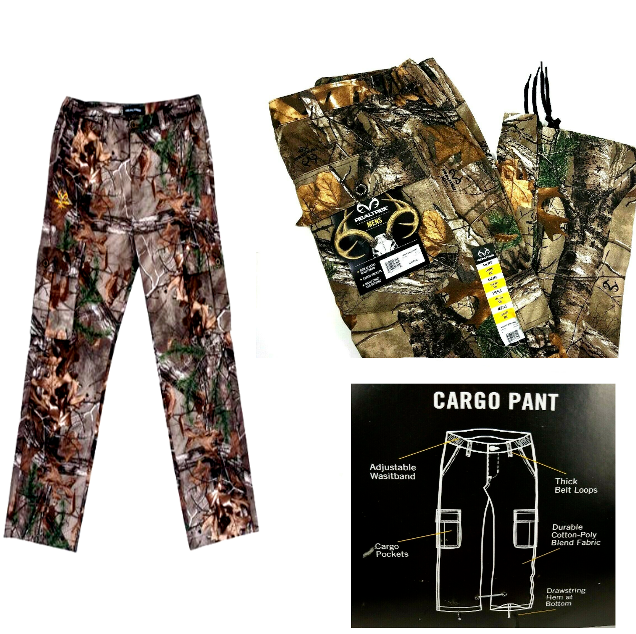 realtree men's cargo pants