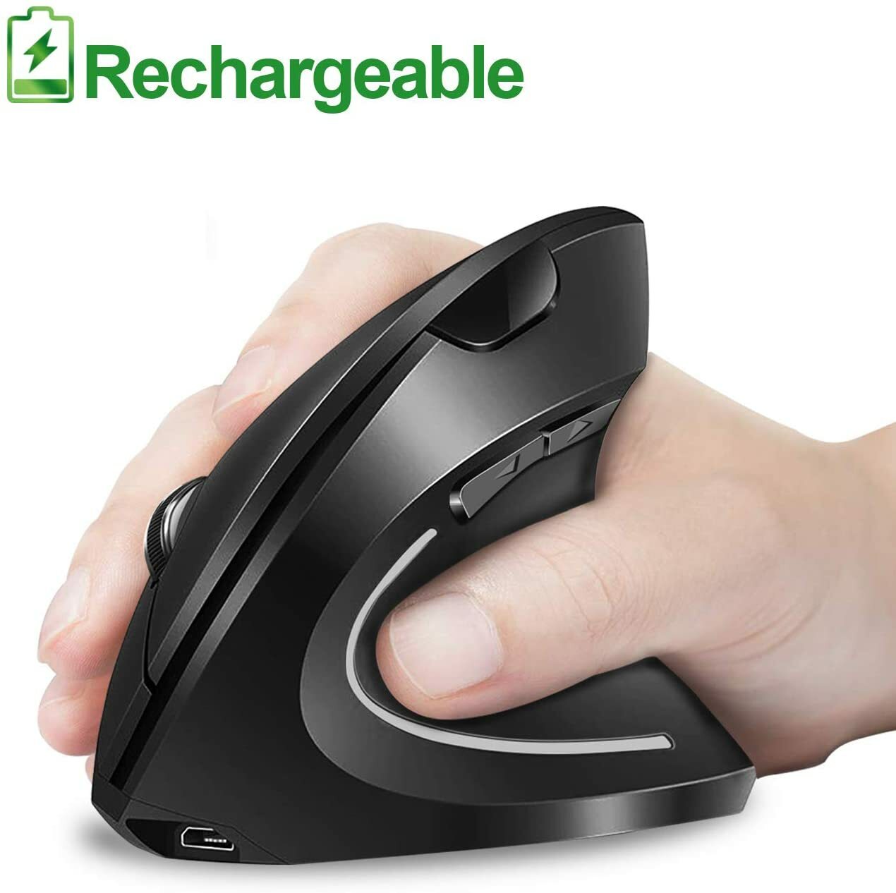 Ergonomic Usb Optical Scroller 5d Gaming Mice Rechargebl