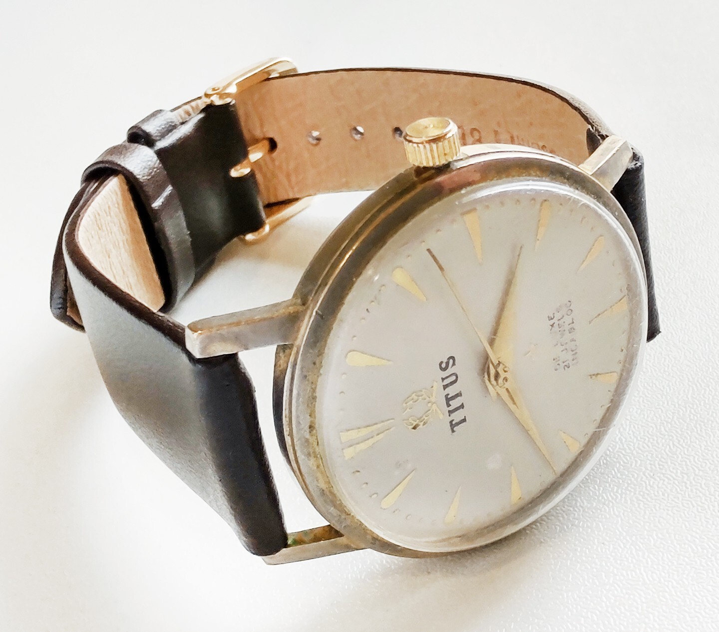 TITUS 60年代ビンテージ ペンダントウォッチ 21Jewels 自動巻 Vintage Titus Deluxe 21 Jewel Incabloc Manual Wind Gents