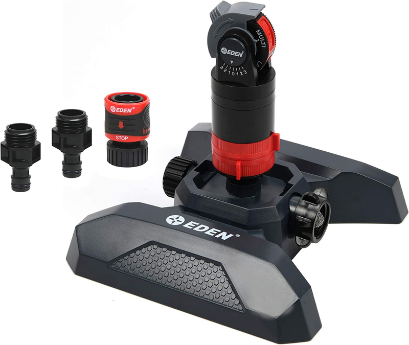 Eden 94124 Multi Pattern Turbo Gear Drive Sprinkler plus Misting System