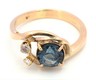 Topaz & Cubic Zirconia CZ Dress Ring 9ct Yellow Gold Fine Jewellery Size Q 1.2.JPG