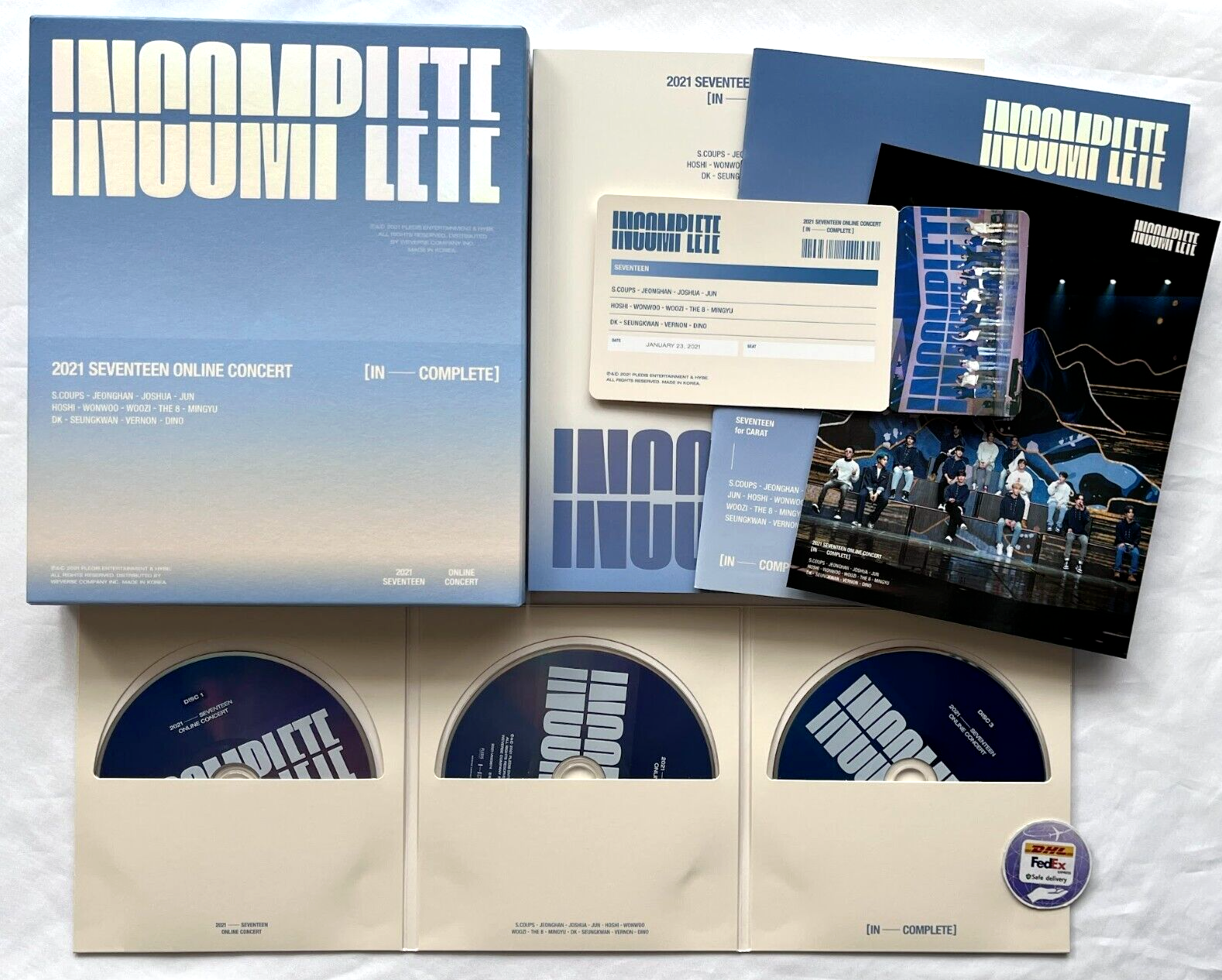 SEVENTEEN INCOMPLETE 2021 SEVENTEEN ONLINE CONCERT DVD 3 SEVENTEEN INCOMPLETE 2021 SEVENTEEN ONLINE CONCERT DVD 3