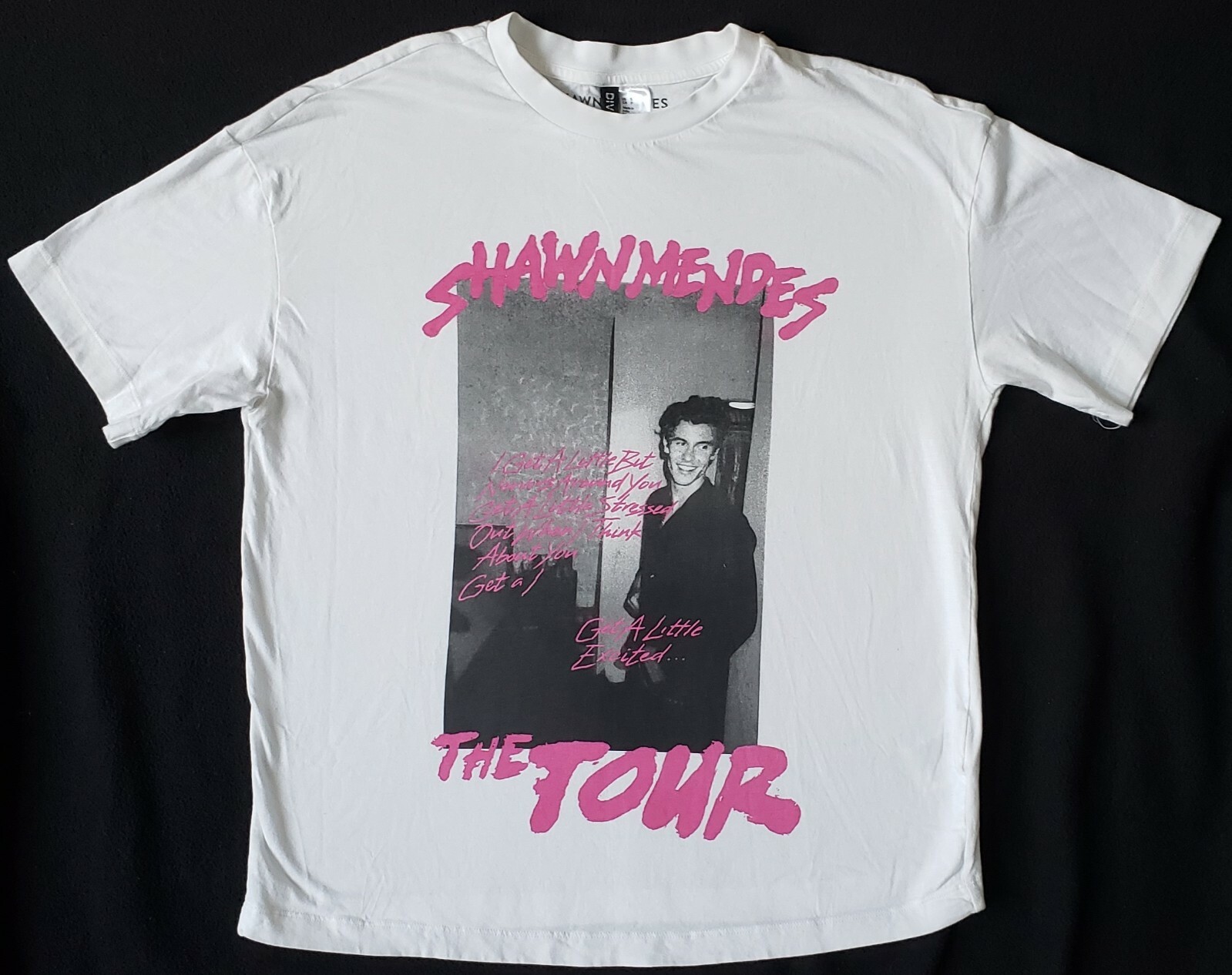 Shawn Mendes THE TOUR グッズ パーカー Shawn Mendes The Tour Black Hoodie Long Sleeve Youth Small