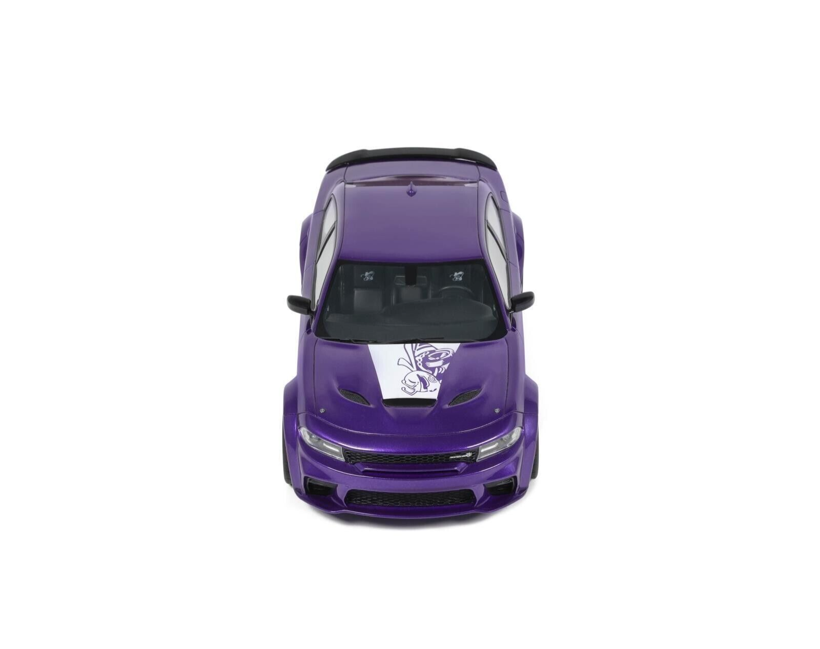 1/18 Dodge Charger Super Bee 2023 Purple Resin Model Car by