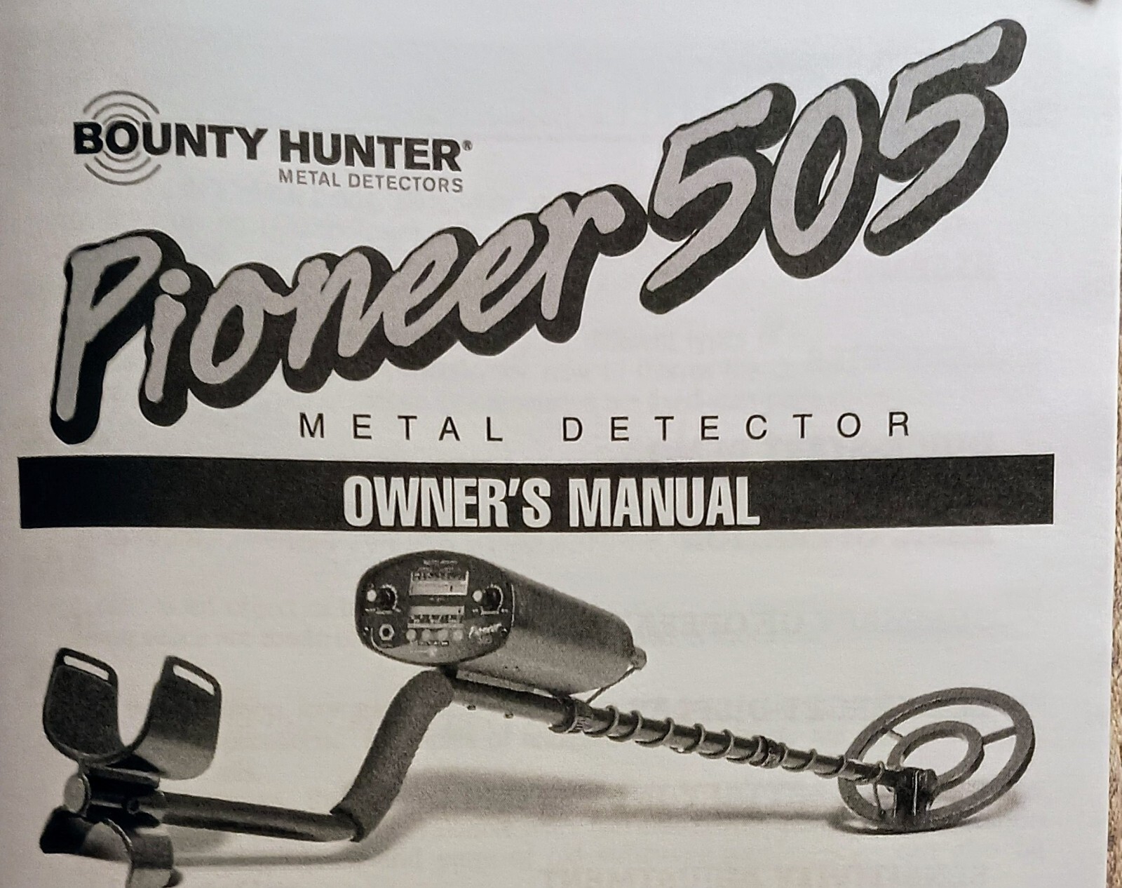 Pioneer 505 Metal Detector Bounty Hunter Pioneer 505 Metal Detector