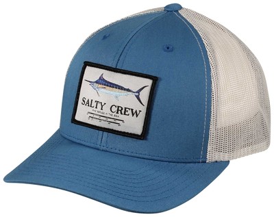 

Кепка Salty Crew Marlin Mount Retro Trucker — шифер/серебристый — новинка, Синий
