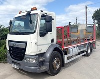 2017 DAF LF55,260 TIPPER SKIP GRAB CHASSIS+CAB 18 TON EURO-6 ULEZ 203,000 MILES
