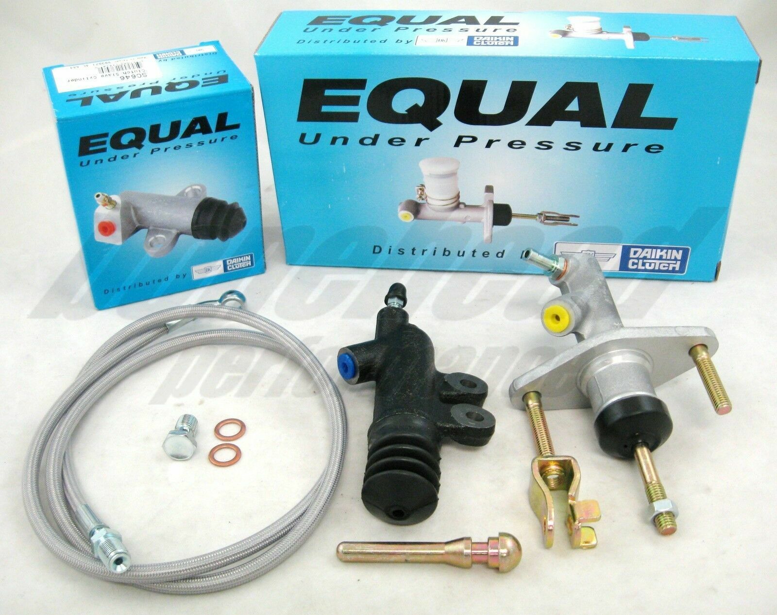 Exedy Slave, Master Cylinder & Stainless Clutch Line Kit 19922000
