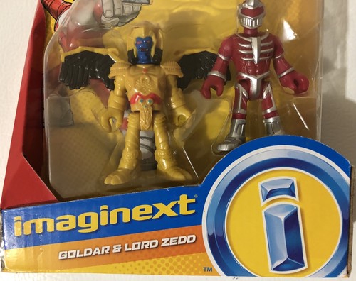 2 Power Rangers Imaginext 2pk Goldar & Lord Zedd + Megazord & Pirantishead