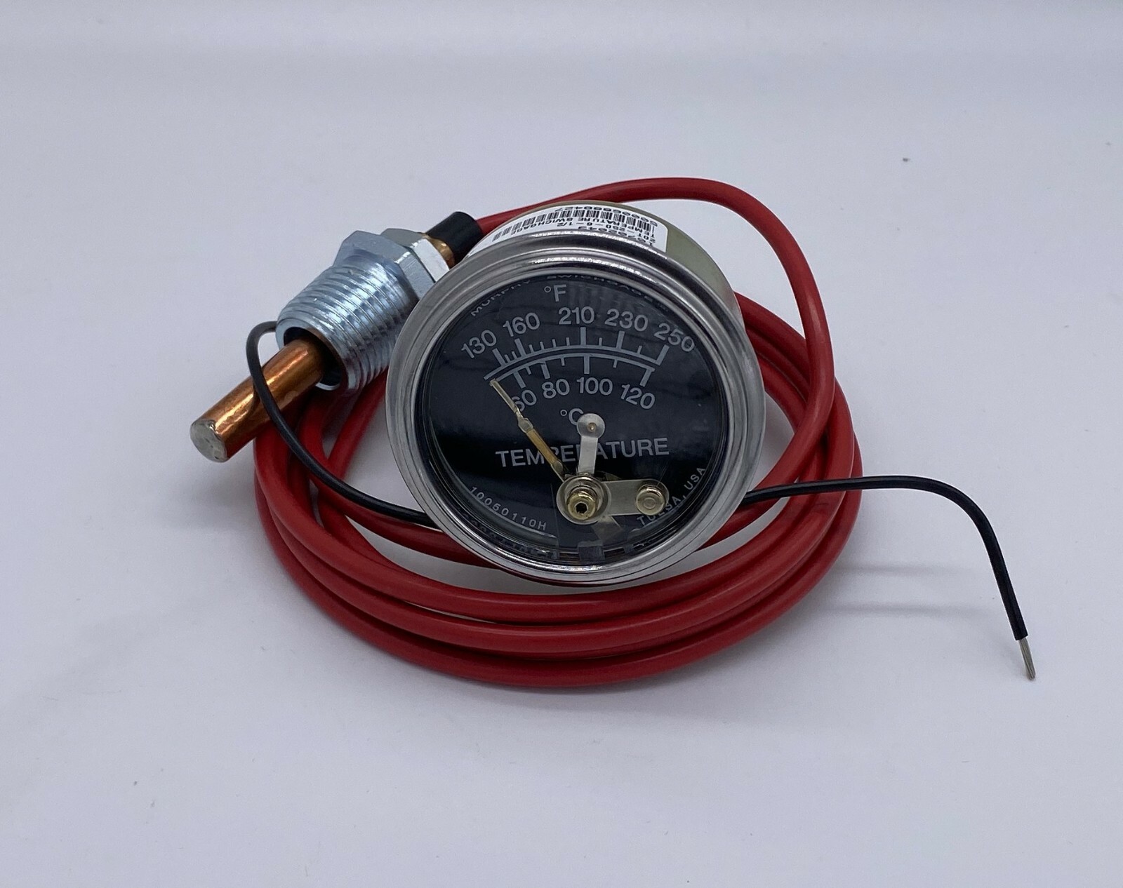 レースガラスの器 6FT MURPHY 20T-250-6-1/2 250 DEG TEMP GAUGE 10702043 FOR
