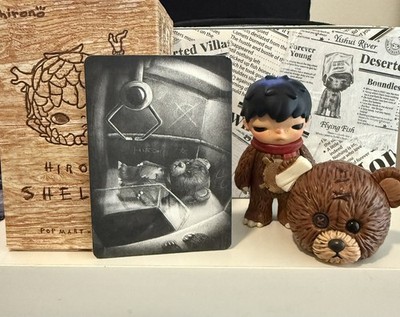 HIRONO Shelter シリーズ　シークレットStuffed Bear Pop Mart Hirono Shelter Series Stuffed Bear (Secret Edition