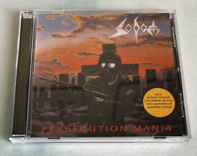 Sodom - Persecution Mania CD 2013 Repress + Bonus Tracks