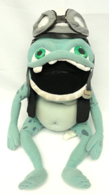 C. 18in Concept One The Annoying Thing Crazy Frog Biker Plush Backpack WORKING