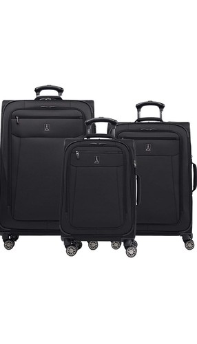 TRAVELPRO Skywalk Limited 3 PC Set Spinner Suitcase, Black