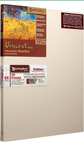 OVER PRINT キャンバス MASTERPIECE Z1VQ-1319 Vincent Pro Linen Canvas 13x19 | eBay