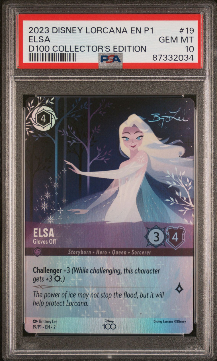 2023 Disney Lorcana EN P1 D100 Collector's Edition #19 Elsa 2023 Disney Lorcana EN P1 D100 Collector's Edition #19 Elsa